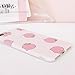 YeLoveHaw 7 Plus / 8 Plus Cute Case for Girls, Flexible Soft Slim Fit Full Protective Shell Phone Case with Summer Style Pink Juicy Peach Fruit Pattern for 7/8 Plus 5.5 Inch(Peach)