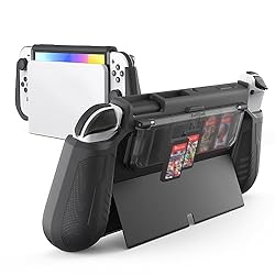 Switch OLED Case with Flip Game Storage, KIWIHOME