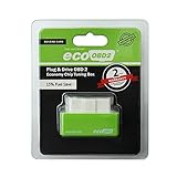 JRTOOL EcoOBD2 Plug and Drive EcoOBD2 Benzine Chip Tuning Box for Benzine 15% Fuel Save