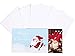 Anleolife 48 Pack Merry Christmas Greetings Boxed Cards for Holiday Seasons Greeting Collection Set - 5 Assorted Xmas Designs with Envelopes, 4 x 6 Inches to Fit Photo