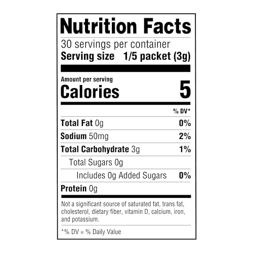 AMAZON GROCERY, LEMONADE DRINK MIX SINGLES, 0.53 OZ (PREVIOUSLY HAPPY BELLY, PACKAGING MAY VARY)