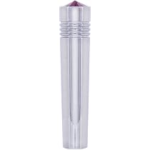 Peterbilt Long Chrome Toggle Switch Extensions - Pointed Clear Diamond