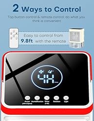 COOLECH Personal Air Conditioner w/Remote & LED