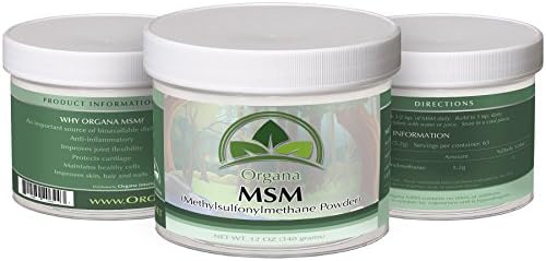 Amazon.com: The BEST MSM (Opti MSM) By Organa - Pure Fast Dissolving  Crystal Powder Of Distilled Methylsulfonylmethane – Nutritious, Effective  And Safe Dietary Supplement –Hypoallergenic - No Fillers or Additives:  Health &amp;