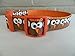 Schmoopsie Couture Thanksgiving Turkey Gobble Face Dog Collar (Small 5/8" (8"-13"))