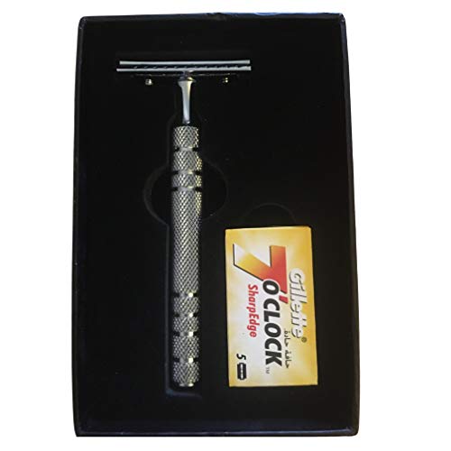 Stainless Steel Double Edge Safety Razor for Men and Women Fits All