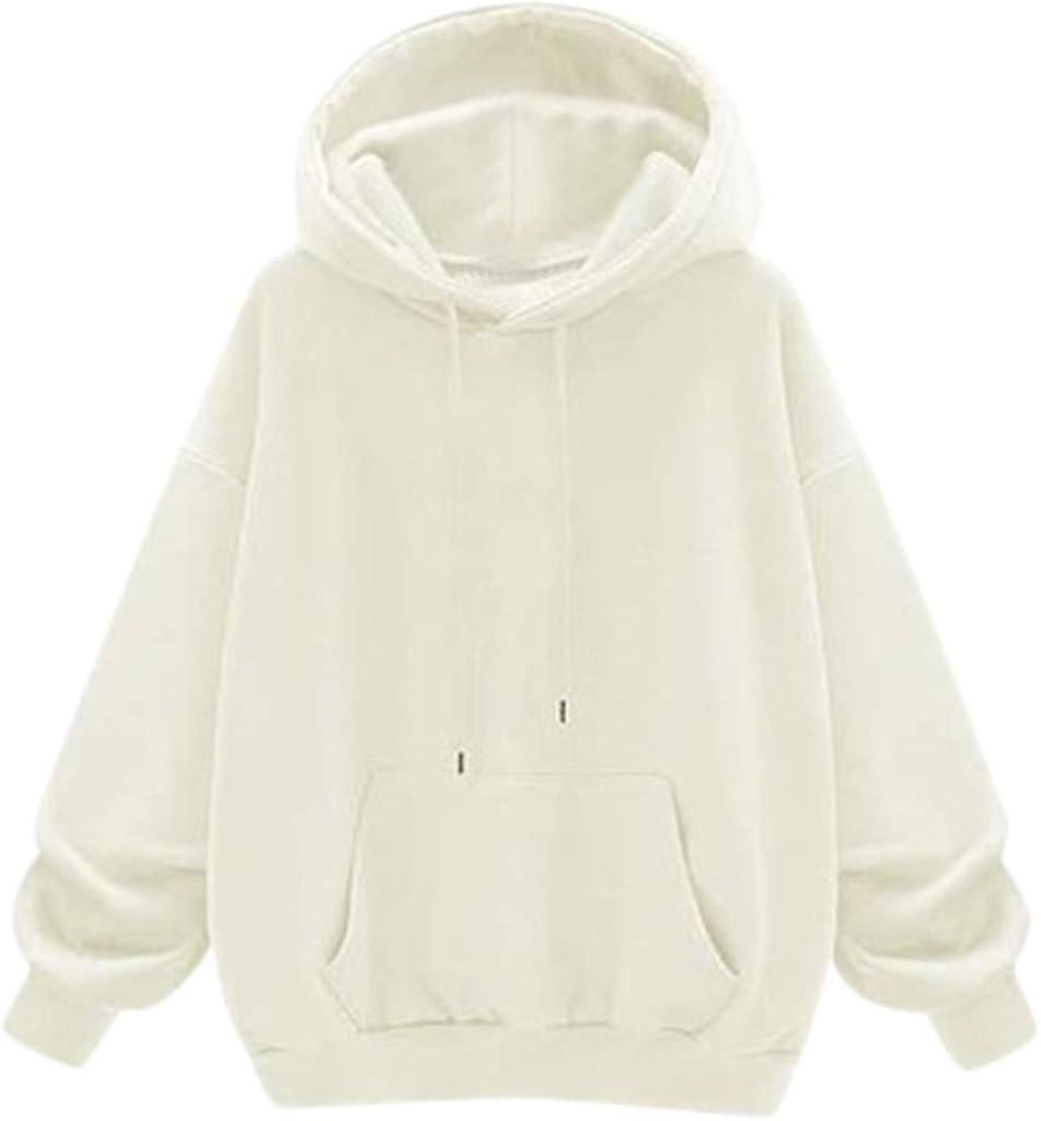 Gusspower Mujer Sudaderas Tumblr Largas con Capucha Pullover Suéter de