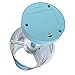 Philips Disney Frozen Portable Children Kids 10-Inch Bedside Table Lamp, Blue