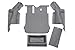 BedRug Jeep Kit - BedTred BTJK11R4 fits 11+ JK UNLIMITED 4DR REAR 5PC CARGO KIT (INCLUDES TAILGATE & TUB LINER)
