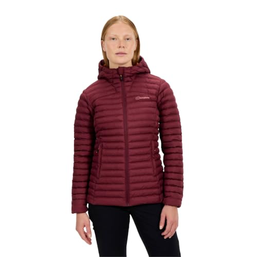 Berghaus Nula Micro - Chaqueta aislante sintética para mujer, color rum oscuro, talla 18