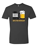 Panoware Men's I Make Beer Disappear Superpower Funny T-Shirt, Heavy Metal, X-Large