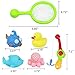 yoptote Bathtub Toys Fishing Game Bath Toys Tub Water Pool Toys with Fish Octopus Dolphin Rod Net Set for Kids Toddler Boys and Girls, 8 Packs