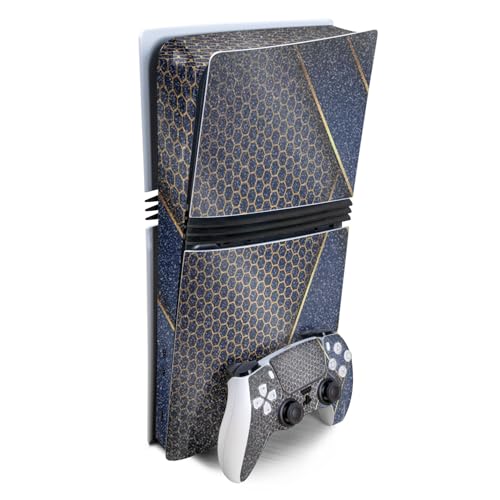 Glossy Glitter Gaming Skin Compatible with Sony PlayStation 5 PS5 Pro Bundle -…