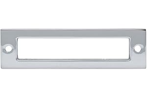 Top Knobs - TK924PC - Hollin Backplate - Polished Chrome - Lynwood Collection