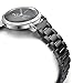 Balerion-Adjustable Solid Stainless Steel Band with Durable Folding Clasp for Wthings Steel HR 40mm verison-Steel Black 40MM