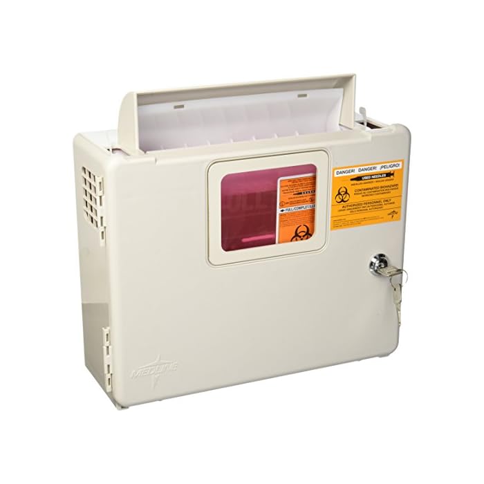 Kendall Wall Cabinet F/5Qt Sharps - Model 85161h by Kendall/Covidien