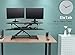 EleTab Electric Standing Desk Converter - Height Adjustable Sit Stand Desk Riser Stand up Desktop 37 inches Tabletop Workstation