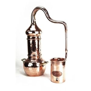 CopperGarden Essence Distilleerketel 0,5 liter Handgesmeed