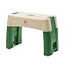 Step2 Garden Kneeler Seat - Durable Plastic Gardening Stool with Kneeling Cushion Pad, Multicolor primary