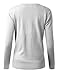 BH B.I.L.Y USA Women's V-Neck Button Down Long Sleeve Classic Knit Cardigan White Medium