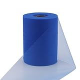 vLoveLife Royal Blue 6 Inch x 100 Yards Tulle Roll Spool Fabric Table Runner Chair Sash Bow Tutu Skirt Sewing Crafting Fabric Wedding Party Gift Ribbon