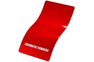 PRISMATIC POWDERS Illusion Red Metallic Powder Coating - 1LB - High Gloss Candy Red Finish, Durable Polyester Powder Coat for Automotive Metal, Wheels, and Parts - Requires Clear Top Coat - PMS-4515