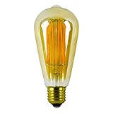 LIGHTSTORY ST19 4.5W Tinted Vintage LED Edison Bulb 50W Equivalent, E26 Base, 2200K, Non-dimmable