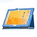 Acer Iconia One 10 B3-A20 case, KuGi Multi-Angle Stand Slim-Book PU Leather Cover Case only fit for for Acer Iconia One 10 B3-A20 tablet (Blue)