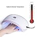 MelodySusie UV LED Nail Lamp Dryer, Smart LED Gel Curing Light, Compact Manicure Pedicure Nail Art Lamp with 3 Timer Setting, Intelligent Sensor for Acrylic, Gel Nail Polish
