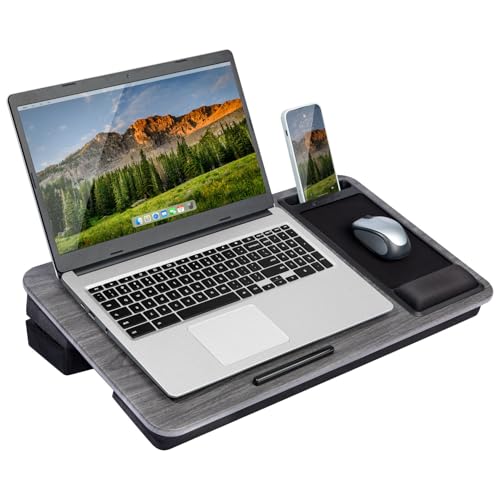 LAPGEAR Extra Large Adjustable Lap Desk – Fits Laptops up to 17.3”, Adjustable…