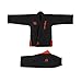 Sanabul Kids Highlights Brazilian Jiu Jitsu BJJ Gi (Black, K1)