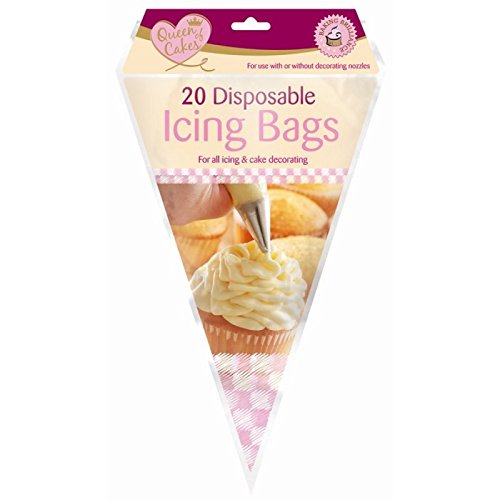 Queen Of Cakes 40 Disposable Icing Bags 2 Packs of 20 by Queen Of Cakes