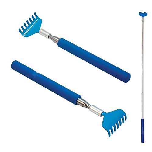 3 Pack Compact Extendable Telescopic Back Scratcher Body Massager relieves stress, stiffness and muscle soreness. Increase blood circulation, Lightweight and simple to use.