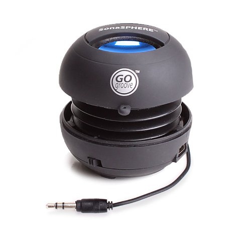 GOgroove SonaSPHERE Mini Rechargeable Portable Speaker with Enhanced Bass for Google Nexus / Microsoft Surface / Apple iPad / Samsung Galaxy Note 10.1 / Asus Transformer Prime / Motorola Xoom / Acer Iconia & More Tablets!