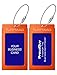 Luggage Tags Business Card Holder by TUFFTAAG - Durable Travel ID Bag Tag in Multiple Color Options, Perfect for Suitcases, Backpacks, and Carry-Ons, Easy Identification, Secure and Stylish