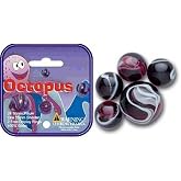 Mega Marbles - OCTOPUS MARBLES NET (1 Shooter Marble, 24 Player Marbles)