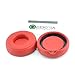 Geekria QuickFit Replacement Ear Pads for Monster Beats Pro Detox Headphones Ear Cushions, Repair Parts (Red)