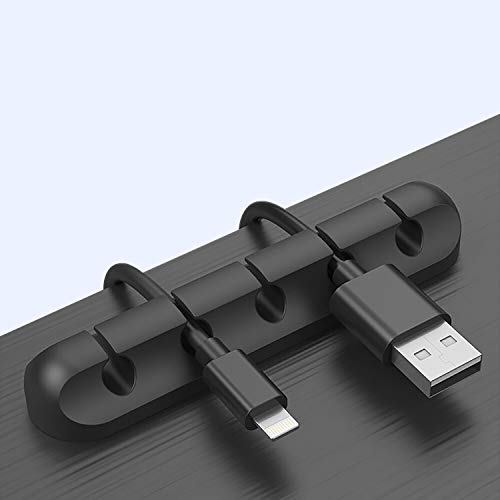 image for DKIBBITH Cable Clips, 3/5/7 Slots Cord Wire Management for USB Cables,