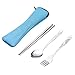 Yamix 2Pack 3Pcs Stainless Steel Portable Tableware Dinnerware Travel Camping Cutlery Fork Spoon Chopsticks Set