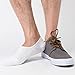 Pro Mountain No Show Socks Women Wide Toe Box For Health Y Heel Forefoot Size M White 4 Pack Cotton Cushion Footies Loafer Sneakers US Shoe 8-10