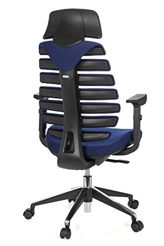 HJH-Office-Sedia-da-UfficioSedia-Girevole-Ergo-Line-II-PRO-Blu