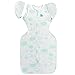 Love to Dream Swaddle UP Transition Bag Organic lbs Patented ZipOff Wings Gently Help Baby Safely Transition from Being swaddled arms Free Before Rolling Over, Mint, 13-19 Pound - Medium