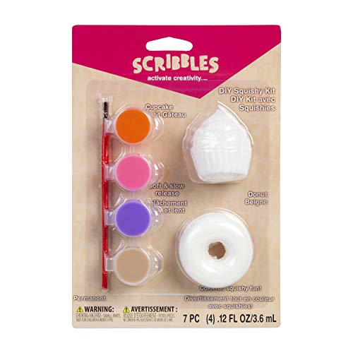 Scribbles DIY Squishy Kit, Cupcake & Donut