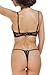 Dearlove Open Cups Lace Lingerie Set Hollow Out Sexy Nighty(LC4241-2-B1-S)