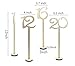 goldblue Wooden Table Numbers with Holder Base for Wedding or Home Decoration (1-20)