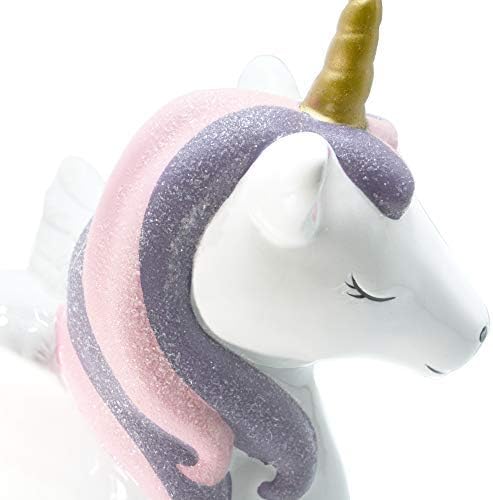 Unicorn Gift for Girl Money Box Cute Piggy Bank for Girls Ceramics Coin Bank Home Decoration Nursery Decor Keepsake Perfect Unique Gifts Christmas Birthday - Image 5