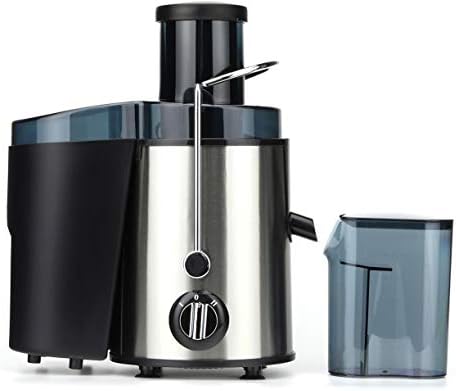 Juicer Juicer Wide-mouth Centrifugal Juicer, 2-speed Fruit and Vegetable Juicer, Stainless Steel, Food Grade, 700watt High Speed (sliver)