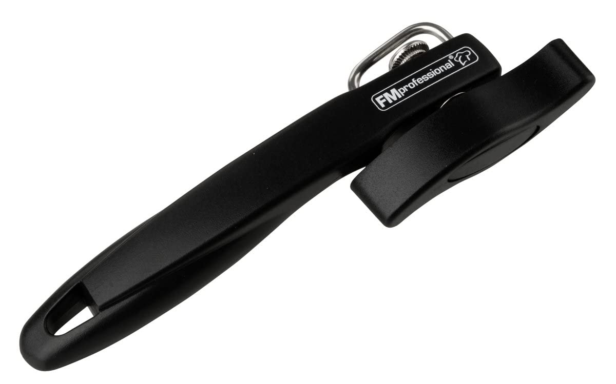FMprofessional Can Opener, Canning Opener with Functional Part Made of High Quality Stainless Steel, Practical Tin Can Opener, Durable Lid Opener, High Quality Can Opener (Color : Black)