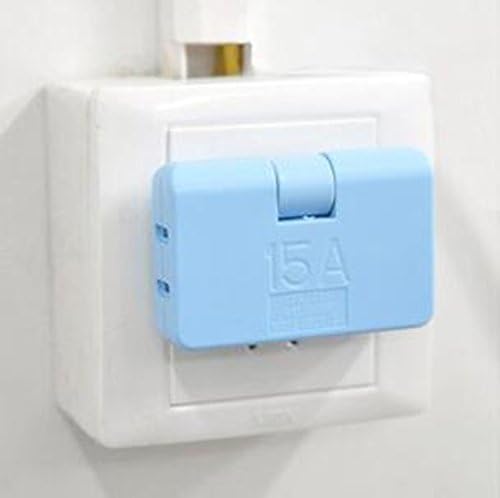 2pcs x 2-Prong US AC Power 3-Outlt Mini Travel Swivel Charger Electrical Socket Outlet Splitter In-Wall Tap Adapter - Behind Furniture, Travel, Small Spaces - For Home And Office Random Colar