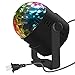 Stage Party Lights - Costech Portable Sound Activated DJ Lighting; RGB Auto Rotating Disco Ball; Strobe Lamp Stage Par Light; 7 Color Changing Crystal LED Ball for Club Pub/ Disco DJ Show